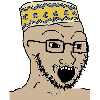 🕋 emoji unusual wojak pack Telegram sticker 6 of 120