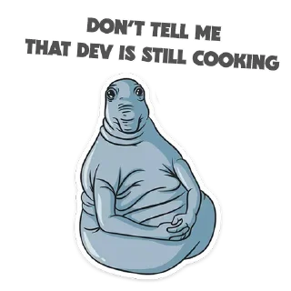 Sticker from @zhdunlol  Unofficial OG Zhdun pack v.1.0⏰