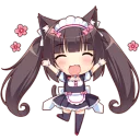 😆 emoji NEKOPARA Telegram sticker 15 of 40