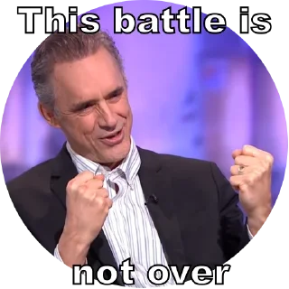 ✊ emoji Jordan B Peterson Telegram sticker 12 of 17