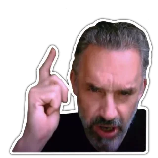 👆 emoji Jordan B Peterson Telegram sticker 13 of 44