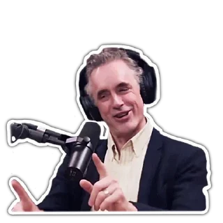 😄 emoji Jordan B Peterson Telegram sticker 16 of 44