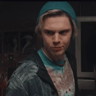Sticker from 'Evan Peters | @iStickerLand,