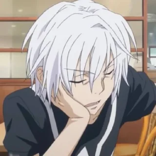 Sticker from accelerator @stickerspackanime