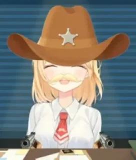 🤠 emoji Hololive Telegram sticker 24 of 120