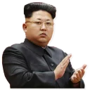 👏 emoji Kim Jong-un Telegram sticker 7 of 30