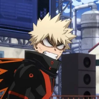 💥 emoji Katsuki Bakugo @StickersofAnime Telegram sticker 8 of 26