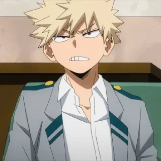 💥 emoji Katsuki Bakugo @StickersofAnime Telegram sticker 18 of 26