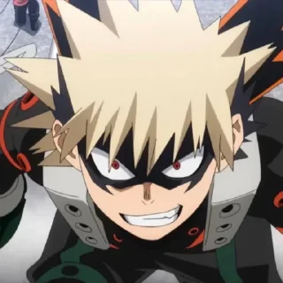 💥 emoji Katsuki Bakugo @StickersofAnime Telegram sticker 6 of 26