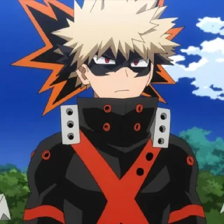 💥 emoji Katsuki Bakugo @StickersofAnime Telegram sticker 16 of 26