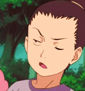 🎼 emoji 📓shikamaru .❈. @KA_anime_sticker Telegram sticker 17 of 55