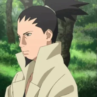 🎼 emoji 📓shikamaru .❈. @KA_anime_sticker Telegram sticker 20 of 55