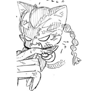 💢 emoji Identity V "3" @MoonElfKing Telegram sticker 9 of 74