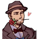 😏 emoji Identity V "2" @MoonElfKing Telegram sticker 5 of 120