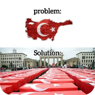 Sticker from Anti-turks pack