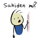 ❓ emoji Qonşu - Soru - Türkçə Telegram sticker 8 of 10