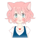 😳 emoji A Cute Little Cat Girl @Nekosticker Telegram sticker 16 of 39
