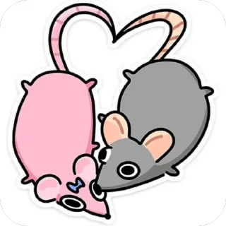 ❤ emoji Крыски 🐀 Telegram sticker 18 of 20