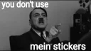 😡 emoji der Führer Telegram sticker 11 of 45