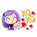 😚 emoji My girls Telegram sticker 16 of 118