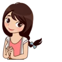 ☺️ emoji My girls Telegram sticker 7 of 118