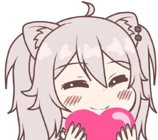 ❤️ emoji Shishiro Botan Telegram sticker 20 of 31