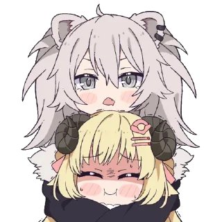 😋 emoji Shishiro Botan Telegram sticker 13 of 31