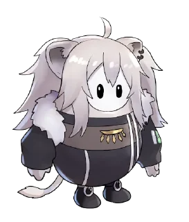 😶 emoji Shishiro Botan Telegram sticker 12 of 31