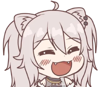 😄 emoji Shishiro Botan Telegram sticker 21 of 31