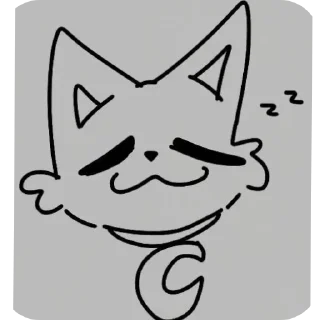 😴 emoji Catnap @revuxor4 Telegram sticker 18 of 74