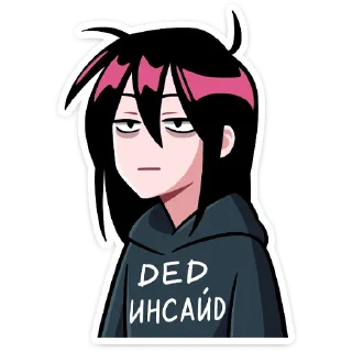 Sticker from Мори