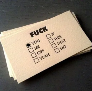 Sticker from Fuck.....