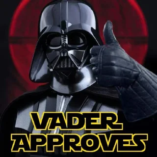 👍 emoji Moody Vader Telegram sticker 6 of 37