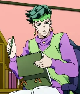 🖋 emoji Rohan Kishibe for Grayillusion Telegram sticker 16 of 54