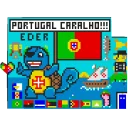 Sticker from Portugal caralho