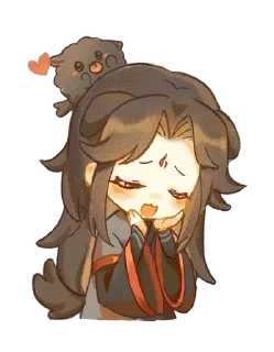 🥰 emoji Чиби система Telegram sticker 14 of 68