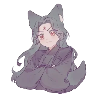 😠 emoji Чиби система Telegram sticker 11 of 68