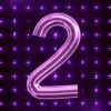 2️⃣ emoji Glitter | TGPremiumFonts Telegram sticker 3 of 50
