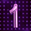1️⃣ emoji Glitter | TGPremiumFonts Telegram sticker 2 of 50