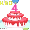 Sticker from HBD 🥳🎂-@Chamoosh @MochaStickers