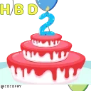 Sticker from HBD 🥳🎂-@Chamoosh @MochaStickers