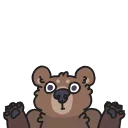 ❓ emoji Animated Bears Telegram sticker 18 of 22