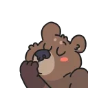 😍 emoji Animated Bears Telegram sticker 15 of 22