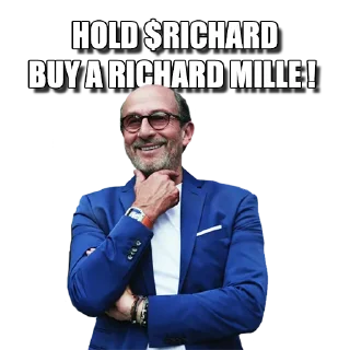 😇 emoji Richard Mille Telegram sticker 12 of 29