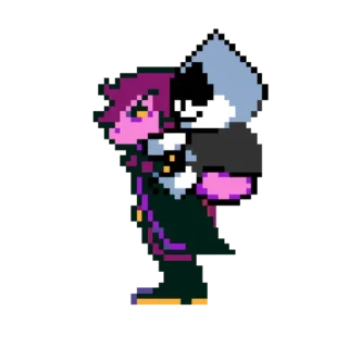 🖤 emoji deltarune ^^ Telegram sticker 13 of 42