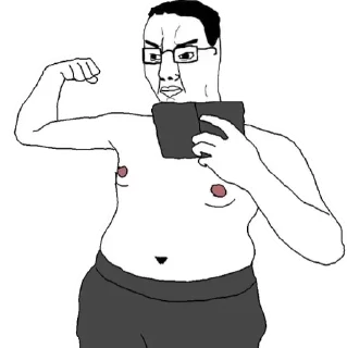 🇺🇸 emoji Chud Waffen Telegram sticker 20 of 26