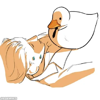 🦆 emoji 🦆 Mafia Duck [@TodorokiShouto] Telegram sticker 16 of 45