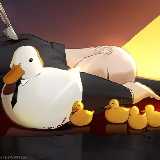 🦆 emoji 🦆 Mafia Duck [@TodorokiShouto] Telegram sticker 23 of 45