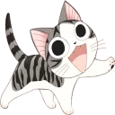 😸 emoji anime Telegram sticker 6 of 32