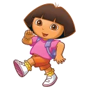 😀 emoji Dora Telegram sticker 6 of 30